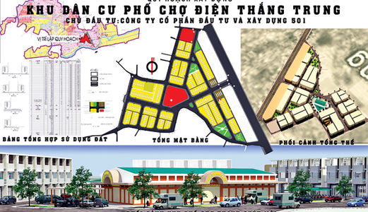 Bán Đất Nền Dự Án Khu Phố Chợ Điện Thắng Trung-Điện Bàn-Quảng Nam.