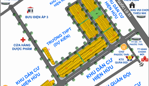 Đất Nền Giá Rẻ Khu Dân Cư Phước Thái - Long Thành