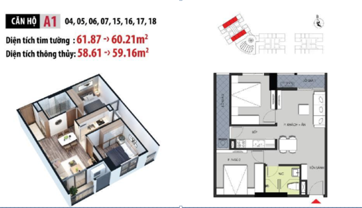 Dự Án Chung Cư Hateco Apollo Chỉ 1 Tỷ/ Căn Hộ 2 Ngủ Full Nội Thất