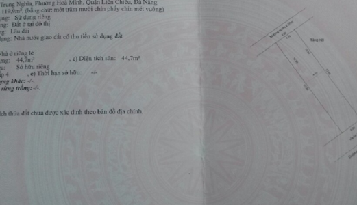 Bán Gấp Đất Mt Đường 15.5M Nguyễn Mộng Tuân Sát Nam Trân