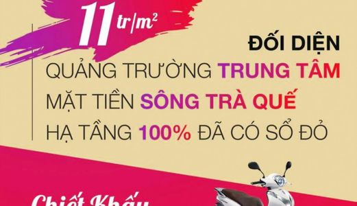 Bán Gấp 2 Lô Đất Giá Rẻ Đối Diện Biển An Bàng Hội An, Chiết Khấu Cao