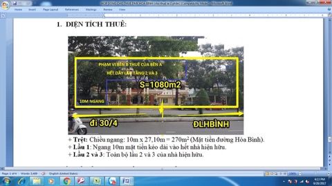 Cho Thuê Nhà Mặt Tiền Đường Đại Lộ Hoà Bình, Ngang 10M, Đối Diện Siêu Thị Censity
