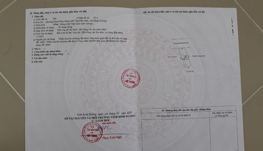 Bán Đất Chính Chủ Định Hòa ,thủ Dầu Một Bình Dương