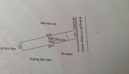 Bán Nhà Chính Chủ Mặt Tiền Đường Nhựa Thủ Dầu Một,bình Dương