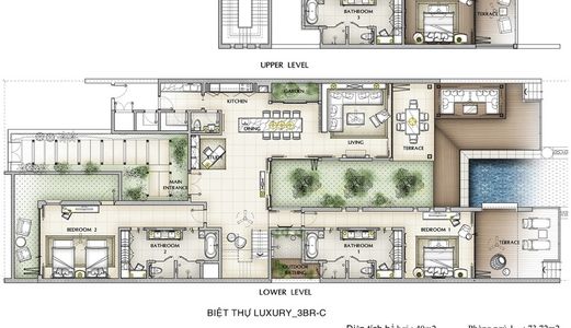 Biệt Thự Nội Thất 6 Sao Thể Hiện Đẳng Cấp Chủ Nhân Lh 0948516993