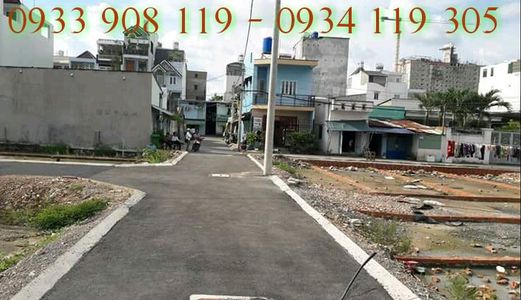 Đất Nền Chợ Tân Trụ 4X13M, Đường Nguyễn Sỹ Sách, Q.tb