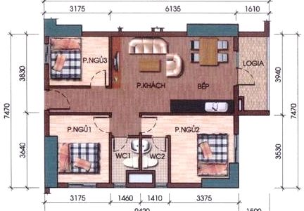 Cần Bán Gấp - Giá Rẻ Ntn Tìm Đâu Ra Nữa. Căn Góc 82,3M2, 3Pn, 2Vs Tòa Hh3 Linh Đàm. Giá Cực Rẻ 1.25