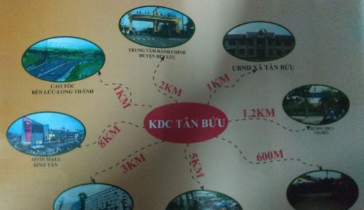 Bán 30 Lô Đất Nền Dự Án Giá Cực Sốc Kdc Tân Bửu 100% Đất Thổ Cư 