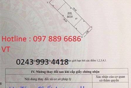 95M2 Đất Đẹp Tại Đường Đào Duy Tùng - Gần Ngay Cổng Công Viên Kim Quy Đông Anh Hà Nội