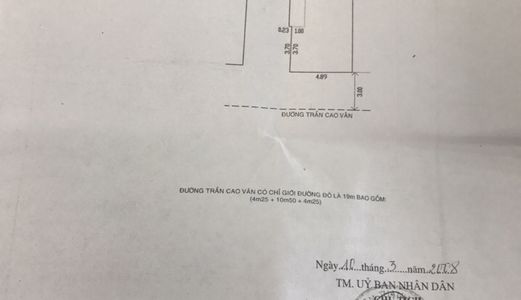 Cần Bán Lô Đất 2 Mặt Tiền Đường Trần Cao Vân Giá 5,2 Tỷ.