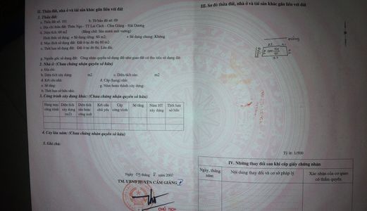 Đất Giá Rẻ Tại Thi Trấn Lai Cách Cẩm Giàng Hd