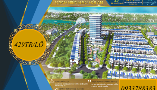 Đất Nền Nghĩ Dưỡng Hội An - Đà Nẵng - Dự Án Đại Dương Xanh- Khơi Nguồn Đầu Tư Chỉ Từ 430Tr/lô