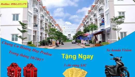 Bán Gấp Căn Hộ Chung Cư Hoàng Huy Pruksa Chỉ 157 Triệu