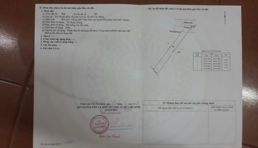 Đất Mặt Tiền Đường Bùi Thị Điệt, Xã Nhận Đức, Củ Chi