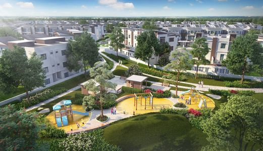 Hình Ảnh Phối Cảnh Mới Nhất Liền Kề Hoa Ly St3, Hoa Nhài Sd44, Tiểu Khu Thiên Đường Gamuda