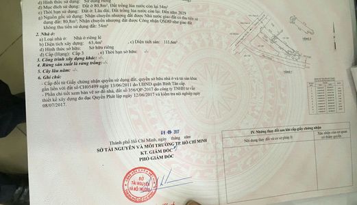 Bán Gấp Căn Nhà Mặt Tiền Quận Bình Tân