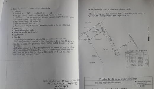 Bán Đất Đường Tl27, P. Thạnh Lộc, Quận 12. 8X17 M2, Thổ Cư 100%. Giá 2 Tỷ 6 Thương Lượng.shr