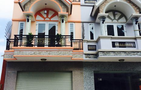 Nhà Gần Chợ Bà Điểm 1 Trệt 2 Lầu