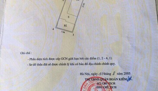 Bán Nhà Mặt Phố Trần Quốc Toản, Hoàn Kiếm Dt 242M2, Mặt Tiền 8M Giá 320Tr/m2.