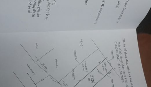 Bán Đất Mặt Tiền Đường Tx 38, P. Thạnh Xuân, Quận 12. 4x16m2, Thổ Cư 100%. Giá 1 Tỷ 680 Tl, Shr