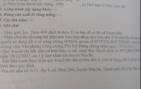 Bán Gấp 500 M2, Đất Thổ Cư, Nhà Bè, 10 Triệu/m2