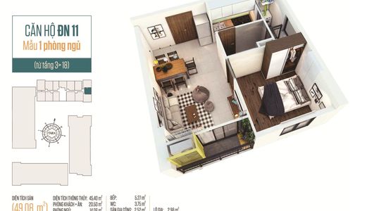 Bán Nhanh Căn Hộ Tara Residence Quận 8 Block Đại Nam 49m View Q1 Chỉ 1,25 Tỷ, Tt 15% Góp 85%/25 Năm