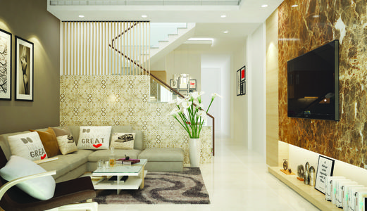 Nhà Đẹp Mới Xây 1 Trệt 1 Lầu Đường Ngô Chí Quốc Nối Dài