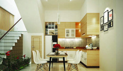 Nhà Đẹp Mới Xây 1 Trệt 1 Lầu Đường Ngô Chí Quốc Nối Dài