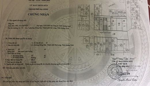 Bán Nhà Phố Hải Phong Cột 3 – Hạ Long, Quảng Ninh! Sổ Đỏ Chính Chủ   