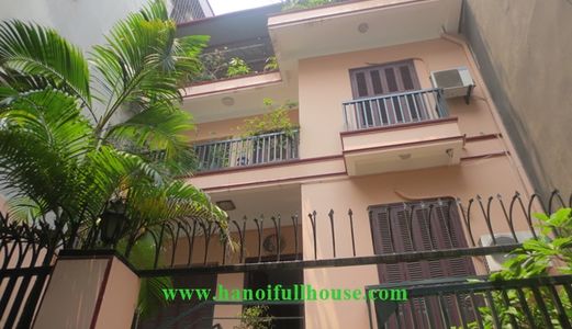 Nhà Đẹp 4 Ngủ Cho Thuê Ở Ba Đình Có Sân Vườn 0972672688