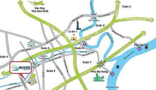 Green River Quận 8 - Dt Lọt Lòng 56.31M2 - Căn Hộ Dưới 1 Tỷ Ở Tp.hcm - Tặng Gói Nội Thất Khi Vào Ở