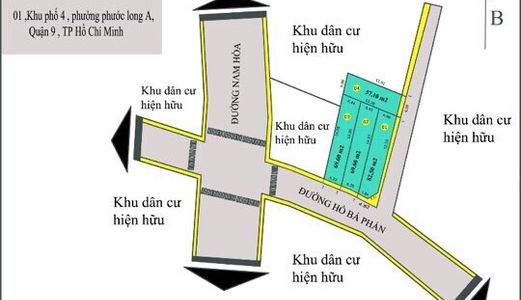 Đất Mặt Tiền Hồ Bá Phấn, Quận 9, 38Tr/m2