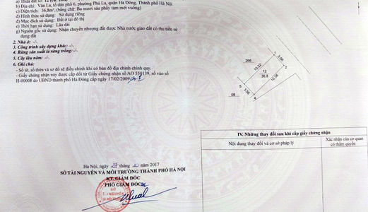 Chính Chủ Gửi Bán Mảnh Đất 36,5M2 Hai Mặt Thoáng Phố Văn La 19,5M. Vị Trí Kinh Doanh Đắc Địa