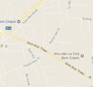 Cần Tiền Bán Gấp Lô Góc 2 Mt, Kdc Sau Chợ Bình Chánh, Giá 9 Tr/m2