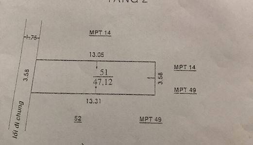 Nhà Ni Sư Huỳnh Liên 3.58 X 13.3 Hẻm 2M Cách Mặt Đường 15M, 1 Sec
