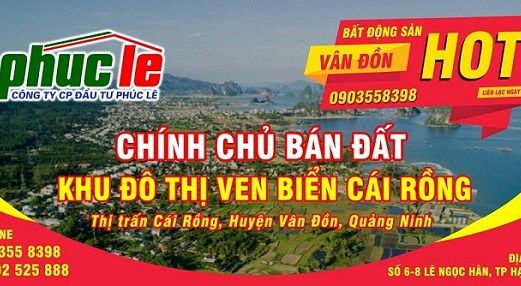 Bán Đất Biệt Thự Khu Đô Thị Ven Biển Cái Rồng, Quảng Ninh