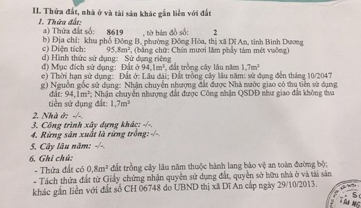 Bán Đất Lô Góc Trần Quang Khải Đông Hòa Dĩ An Bình Dương 