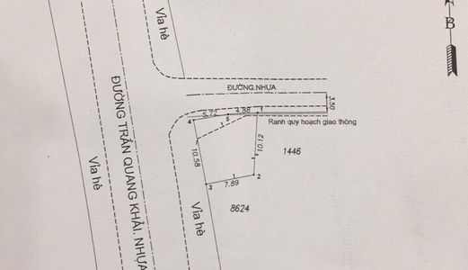 Bán Đất Lô Góc Trần Quang Khải Đông Hòa Dĩ An Bình Dương 