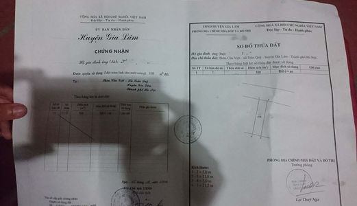 Bán Đất Đường Lớn Cửu Việt 1-Gia Lâm-Hà Nội, Giá Chỉ 29Tr/m2. Lh Hưng 0971754454