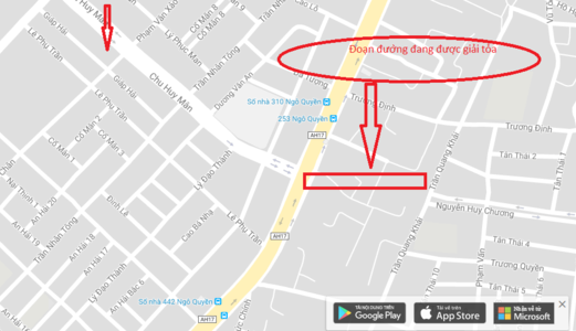 Bán Đất Mặt Tiền Chu Huy Mân, Sơn Trà Thông Thẳng Bãi Tắm Mỹ Khê