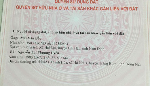 Đất Sổ Hồng Riêng.ngay Ngã 4 Hóc Môn, Dt 4x20, Sổ Riêng, Giá 600 Tr