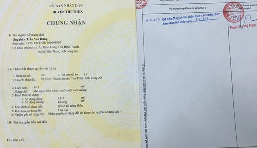 Chính Chủ Cần Bán Đất Thổ Cư Gần Công Viên Tượng Đài Tân An, Giá Chỉ 1.5Tr/m2 