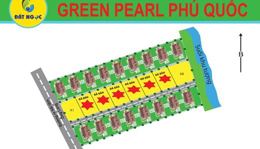 Bán Gấp 2 Lô Cuối Cùng Dự Án Green Pearl Phú Quốc, Chỉ 1Tr9/1M2 Đất Bao Đẹp