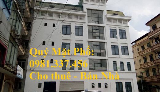 Cho Thuê Mặt Phố Tôn Thất Thuyết 100m2 Mt: 6m 5 Tầng Quý Mặt Phố 0981-337-456 
