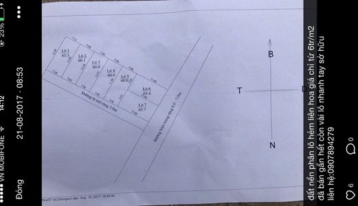 Bán Đất Nền Phân Lô Liên Hoa – Vĩnh Ngọc Giá Chỉ Từ 400Tr 1 Lô Dt: Từ 60M2 – 70M2 ( Ngang 5M )