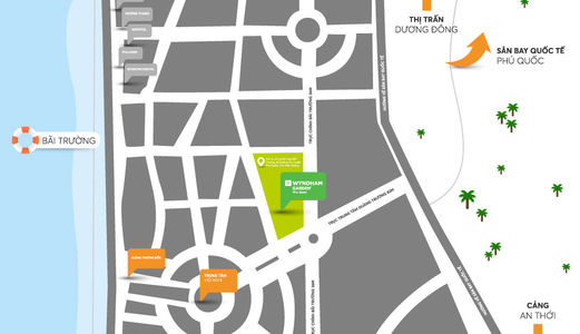 Đất Nền Phố Thương Mại 8 X 20M Xây Dựng 6 Lầu Mặt Tiền 36M Nam Bãi Trường Phú Quốc