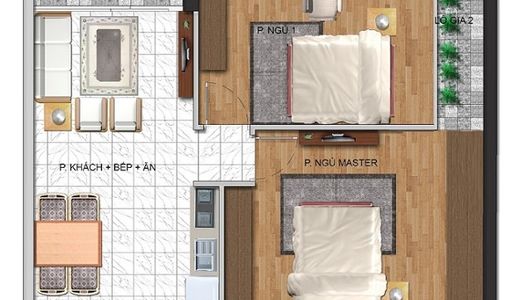 Bán Cắt Lỗ Chung Cư Hanhud Hoàng Quốc Việt- Căn 66.5M2( Chỉ 25.5 Triệu/m2)