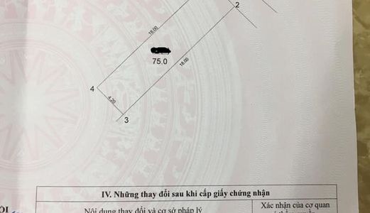 Chính Chủ Bán Đất Dt 75M2, Mt 4.2M Tại An Đào, Trâu Qùy, Gl, Hn