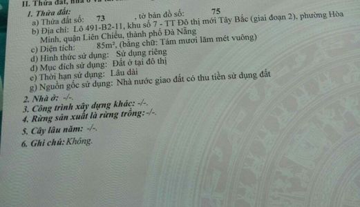 Bán Đất Đường 5m5 Tô Hiệu Rẽ Vào.
