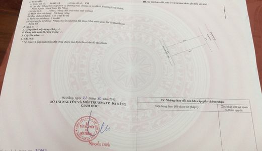 Lô Đất Đường Vũ Lập, Gần Đường Hoàng Văn Thái, Gần Đại Học Duy Tân, Liên Hệ: 0935.285.585